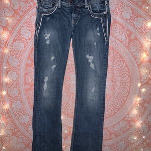 Bootcut Silver Jeans
